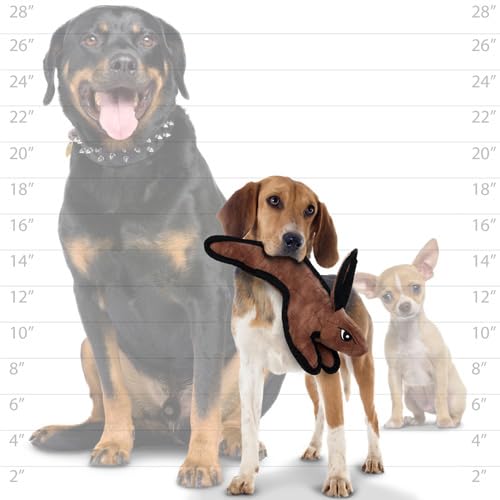 Tuffy - World'S Tuffest Soft Dog Toy - Barnyard Rabbit - Squeakers - Multiple Layers. Made Durable, Strong & Tough. Interactive