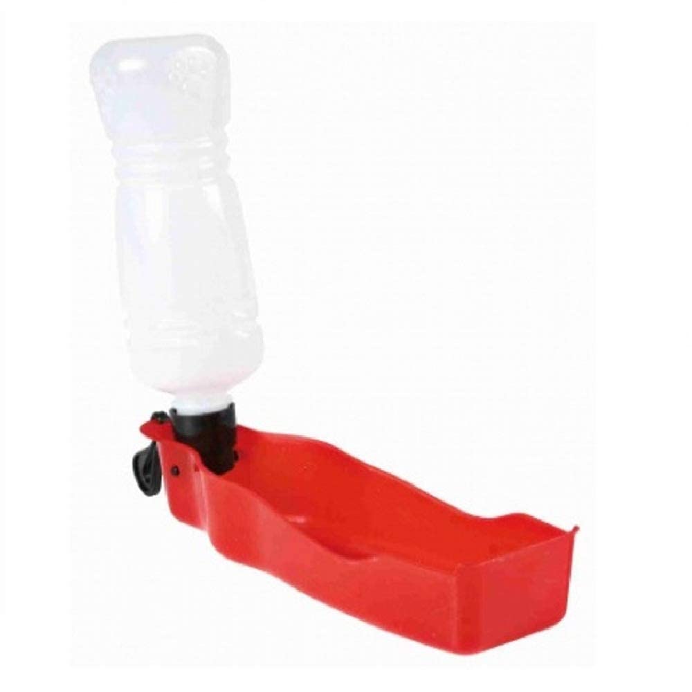 Trixie Bottle With Bowl For Pets Made With NonToxic Plastic Material, Great For Walks, Travel And Daily Feeds With Hook To Atta