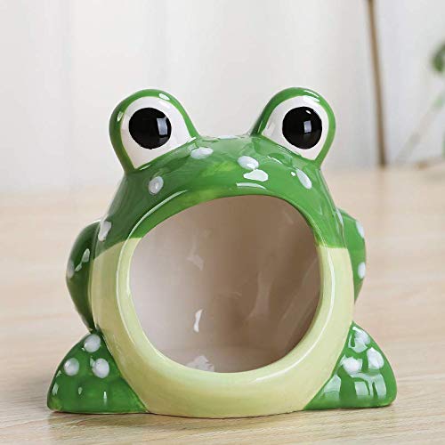 Ceramic Hamster Hideout Small Animal House Critter Bath, Ideal For Dwarf Hamsters And Gerbils, Pet Hideout Hut Cave