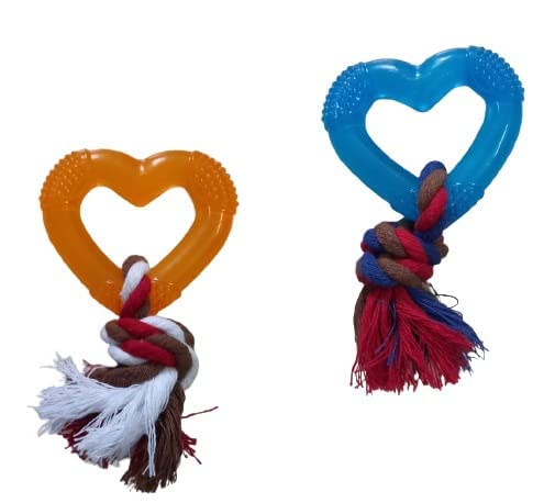 Dog Trust Toys Pet Chewing Toy Nipple Shape Teething Train Cleaning Poodles Puppy Pack Of 2 Color May Vary