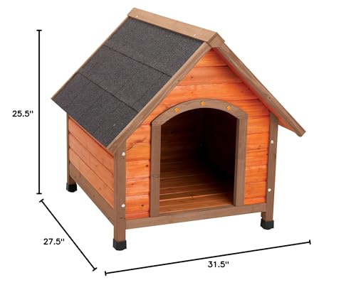 Ware Manufacturing Premium Plus A-Frame Fir Wood Dog House - Medium