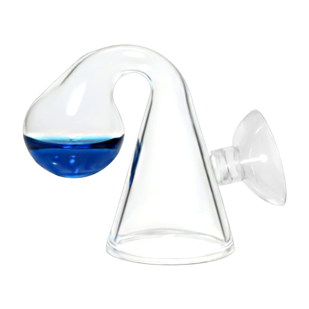 Yagote Co2 Drop Checker, Quickest Most Accurate Easiest to Use Glass Co2 Drop Checker for Aquarium Fish Tank with Solution (CO2