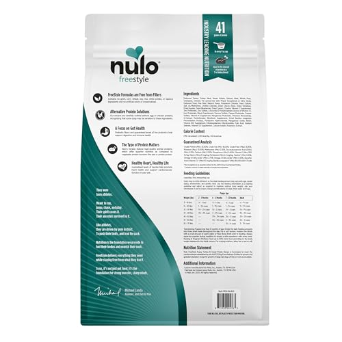 Nulo Freestyle Turkey & Sweet Potato Puppy Food, 26 Pound Bag