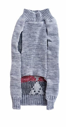 Argyle Knit Pet Sweaters Clothes For Small Dogs, Classic Purple Small (S) Size