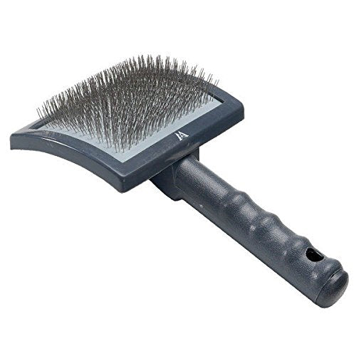Slicker Brushes For Dog Grooming Professionals Curved Plastic Tool - Choose Size(Large)