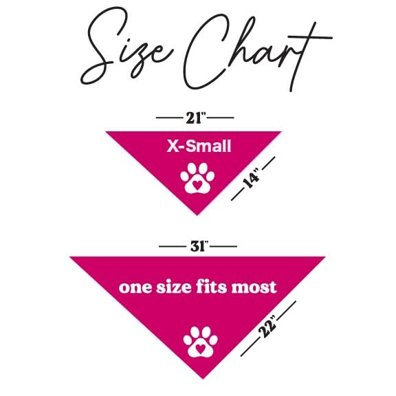 Class Of 2025 Dog Bandana | 100% Cotton Triangle | School Graduation Ceremony Party | Mom Dad Graduating Prop | 644 Hot Pink, On