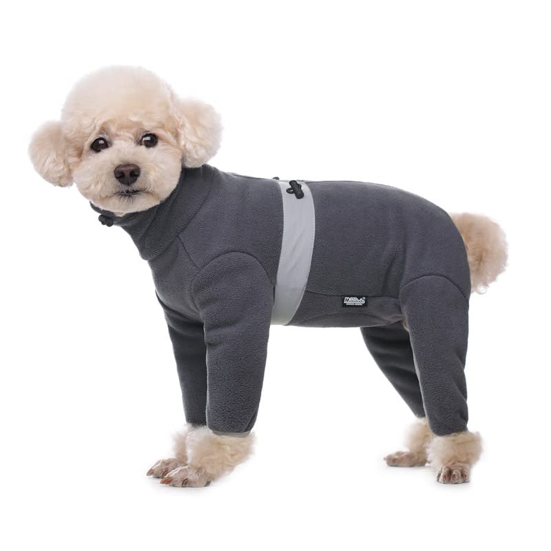 Dog Coats For Small Dogs, Polar Fleece Dog Pajamas Bodysuit For Small Medium Dogs, Dog Winter Jacket Dog Sweater Dog Vest For Small Dog, Dog Four-Legged Warm Clothes