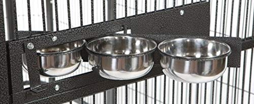 A&E Cage Co. Walk in Aviary - 1/2 Bar Spacing, 85x61, Black