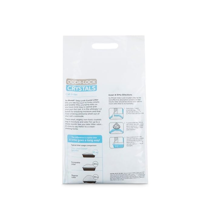 So Phresh Odor-Lock Crystal Cat Litter, 15 Lbs.