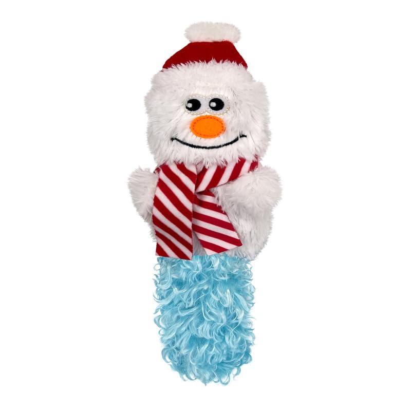 Kong Holiday Kickeroo Cat Toy - Reindeer Or Snowman, Catnip-Filled, Christmas Plush Toy (Snowman/Reindeer Combo 2 Pack)