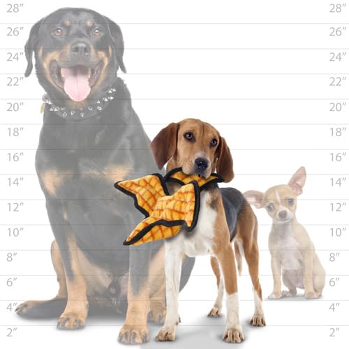 Tuffy - World'S Tuffest Soft Dog Toy - Dinosaur Pteradactyl- No Squeakers - Multiple Layers. Made Durable, Strong & Tough. Interactive Play (Tug, Toss & Fetch). Machine Washable & Floats