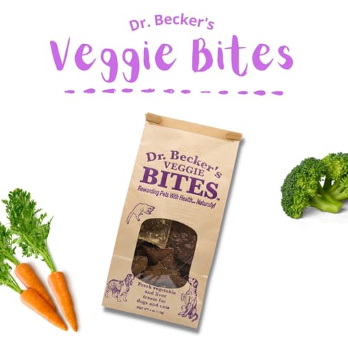 Dr Beckers Veggie Bites Dog & Cat Treats, 4 oz (113g)