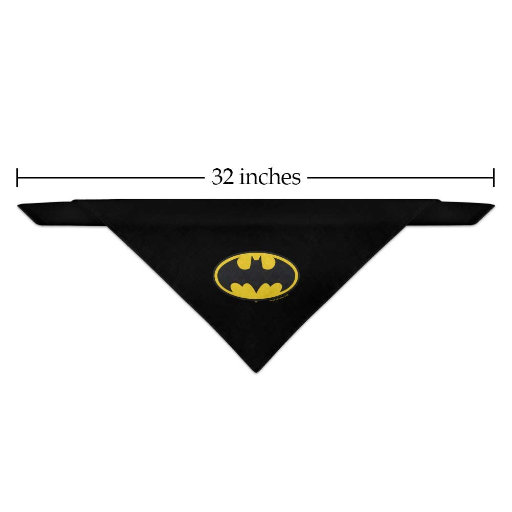 Graphics & More Batman Classic Bat Shield Logo Dog Pet Bandana
