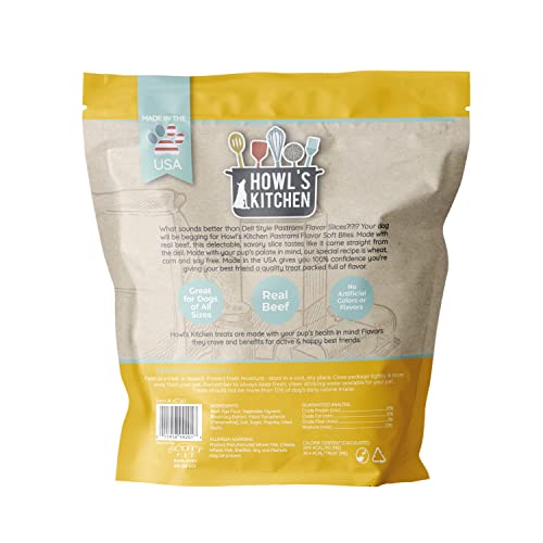 Howls Kitchen Soft Bites Pastrami Flavored Slices