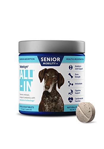 Vetericyn All-In Senior Mobility Plus Supplement. Overall Health And Vitality Multivitamin With Bone And Joint Support Designed 