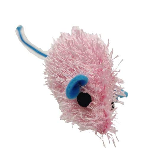 Dog Trust Shaggy Mouse Cat Toy For Cats And Kittens, 1 Pcs
