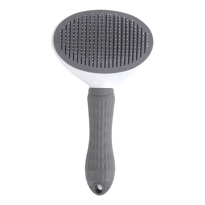 Petz R Us Brush For Dogs & Cats  Soft & Durable Grooming Brush For Hair Removal, Shedding, And Maintaining A Healthy CoatGrey