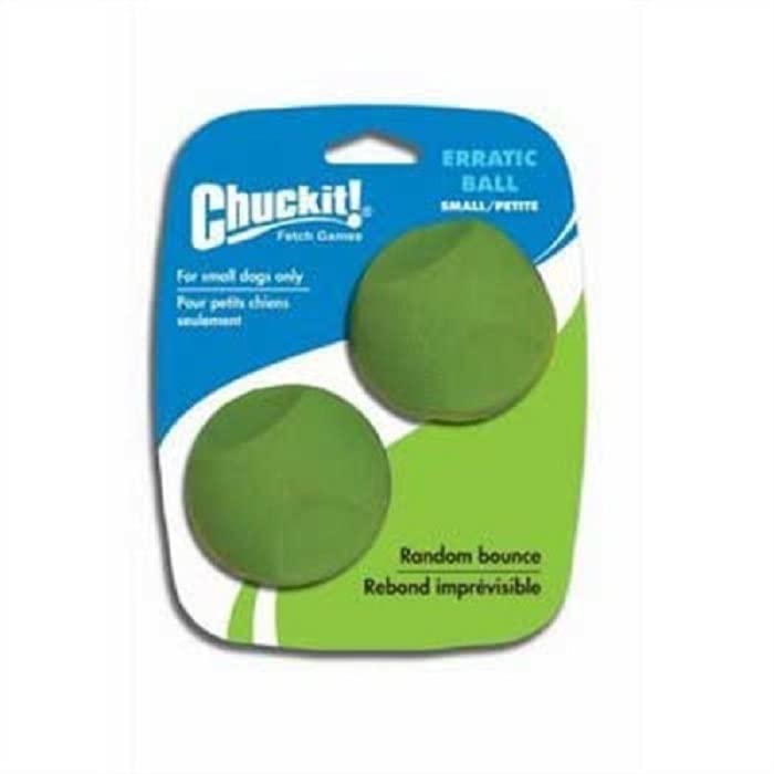 Chuckit! Erratic Ball Dog Toy, Small, 2 Pack