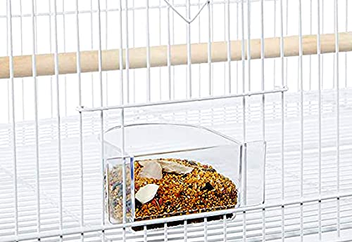 Lot Of Breeding Bird Flight Cages For Canary Parakeet Aviaries Budgies Lovebird Finch (24' White Divider)