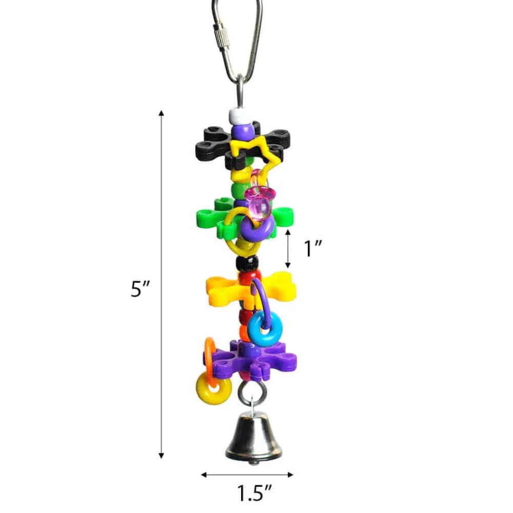 Cage Company Happy Beaks Toy Tiny Rings Stars