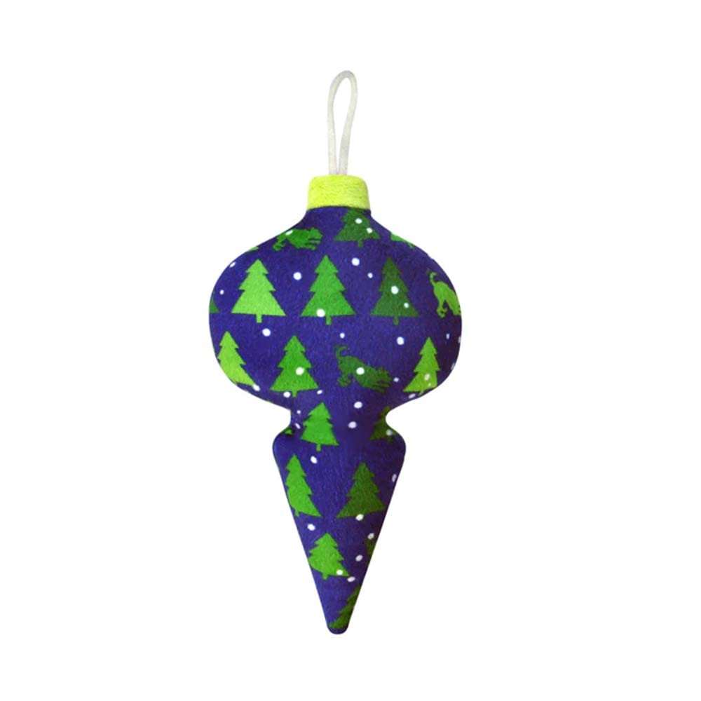 P.L.A.Y. Cute Plush Dog Toys - Santa'S Little Squeakers Christmas Ornament Themed Chew Toy, Great For Puppies & Small, Medium, Large Dogs - Machine Washable, Recycled Materials (Starlight Starbright)