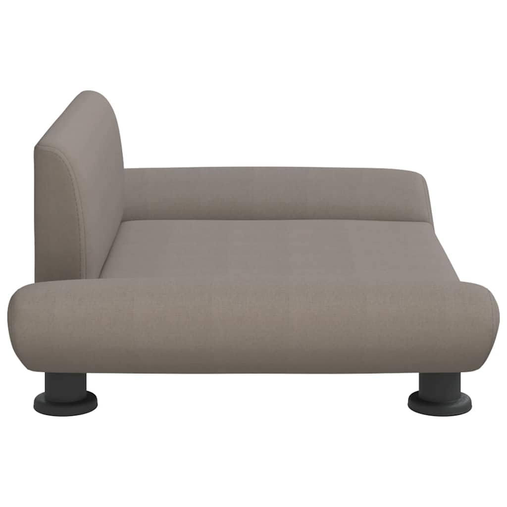 vidaXL Dog Bed Taupe 70x45 x 11.0  Fabric