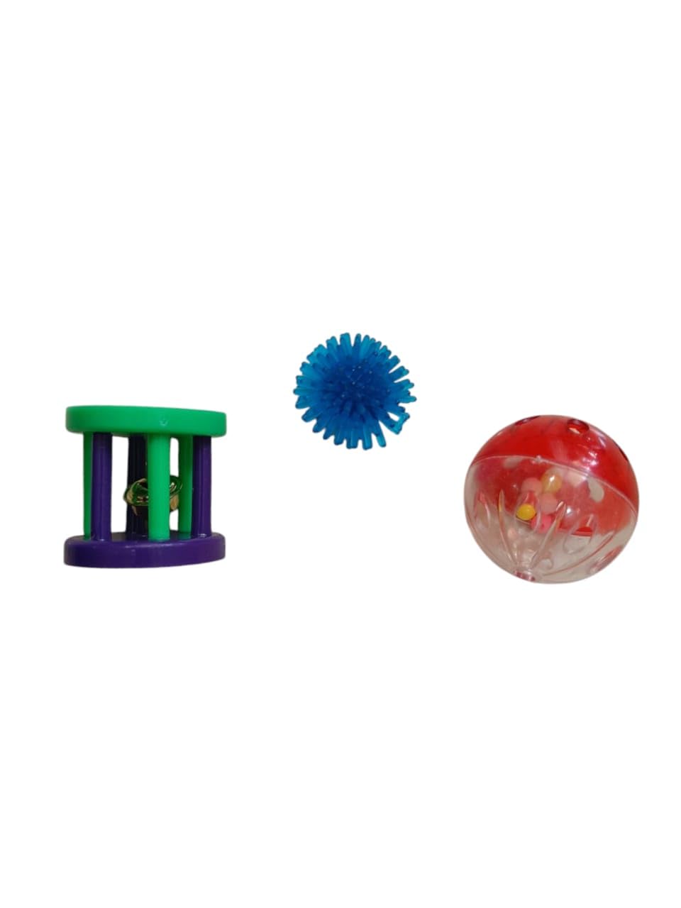 The Pets Company Fun Cat Toys, Cats Interactive Ball Chase Teaser Toys, Rattle Play Toy For Cats & Kittens  Pack Of 31 Roller 