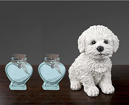 Fight Club 2 Set Memorial Bottle For Pet Hair,Pet Fur Memorial Fur Keepsake,Clear Dog Cat Keepsake Fur,Pet Memorial Urn Glass Bo