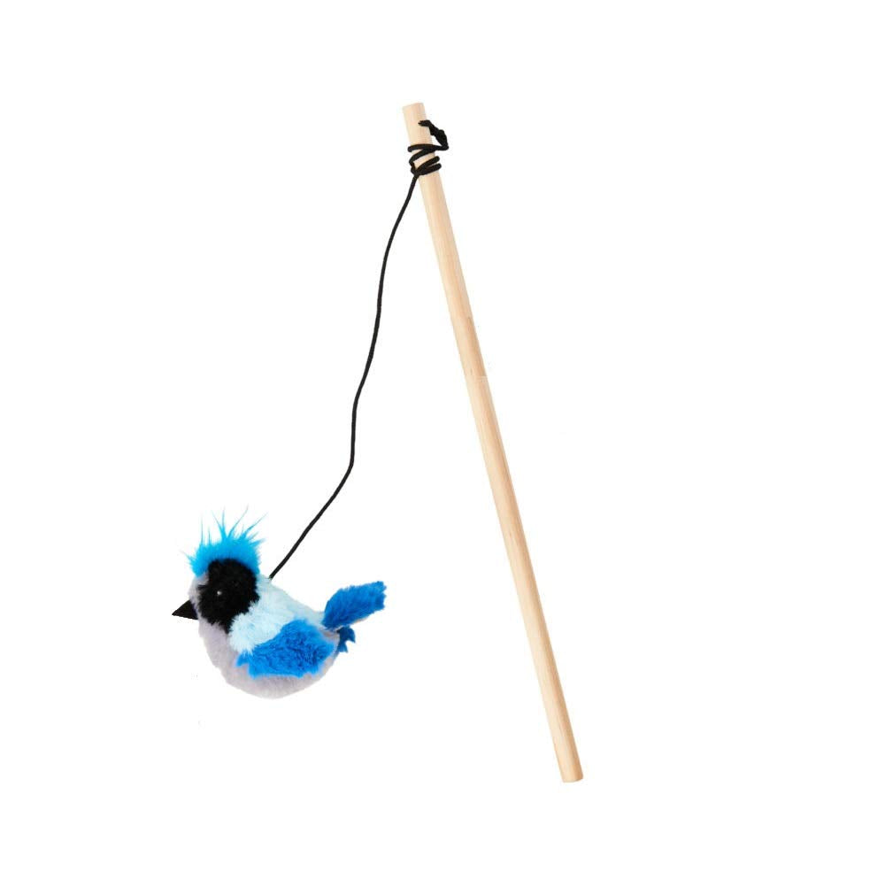 Spot Ethical Pet Songbird Teaser Wand Interactive Cat Toys, Assorted Designs,52132