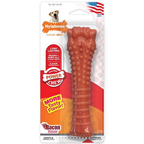 Nylabone Dura Chew Textured Toy, X-Large - Bacon Flavored Bone ( Standard Packaging )