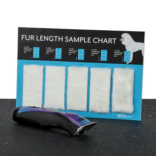 Master Grooming Tools Hair Length Sample Chart
