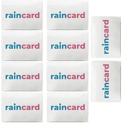 Shoptet Unisex Disposable Rain Card For Emergency Use | Waterproof Rain With Smallest Pocket Size| Easy To Carry & Use And Reusa