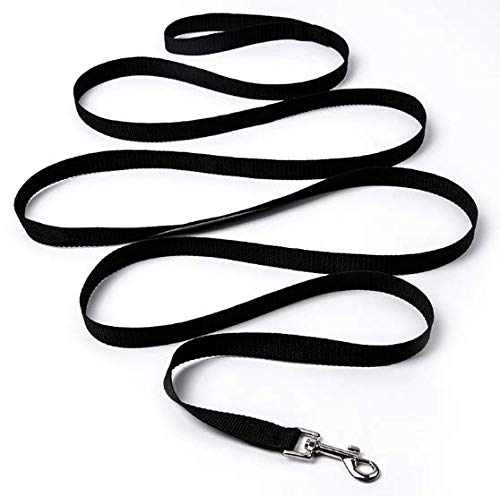 Wzyuan 30Ft Black Color Nylon Pet Leash Training Lead 9M(Black)
