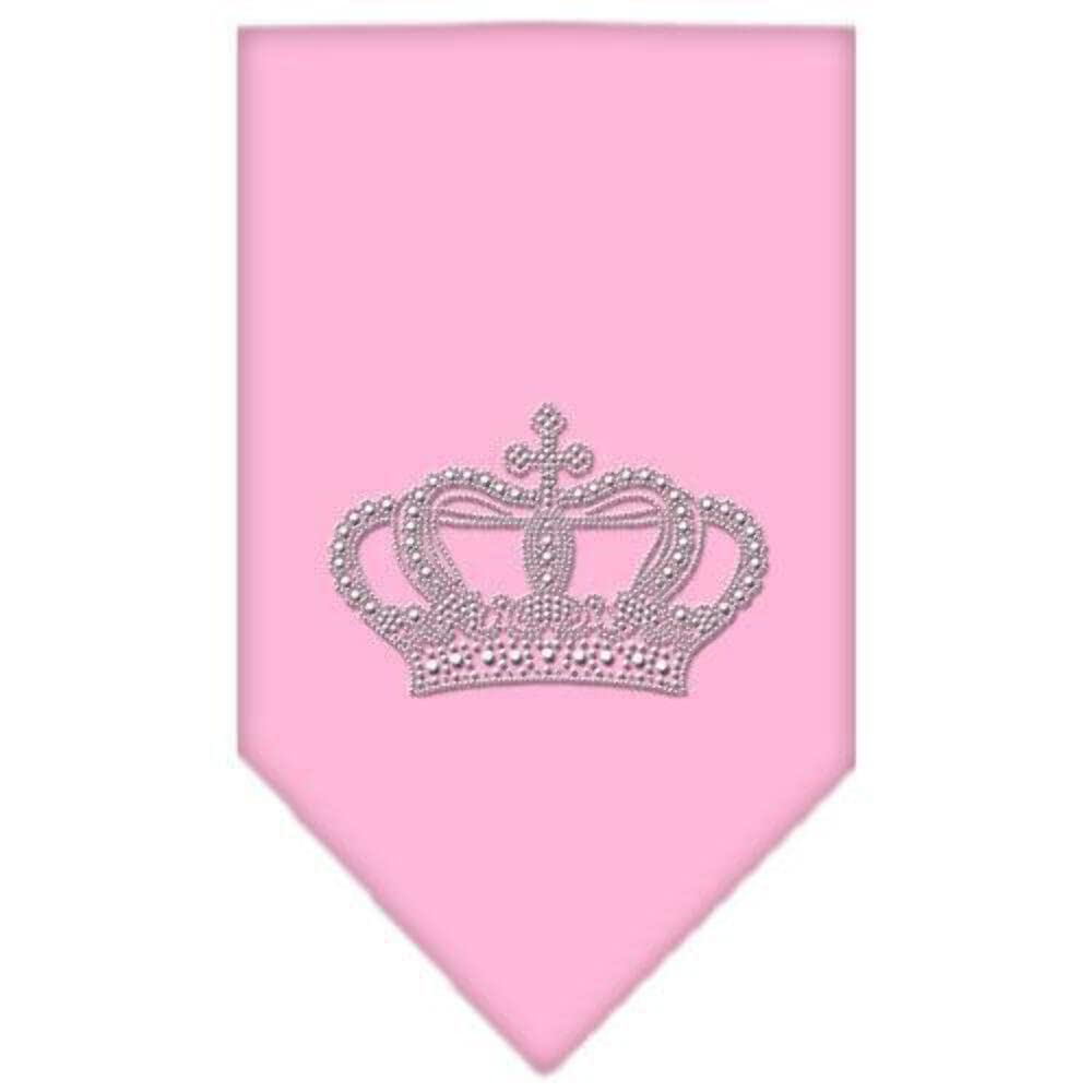 Mirage Pet Products Crown Rhinestone Bandana, Small, Yellow
