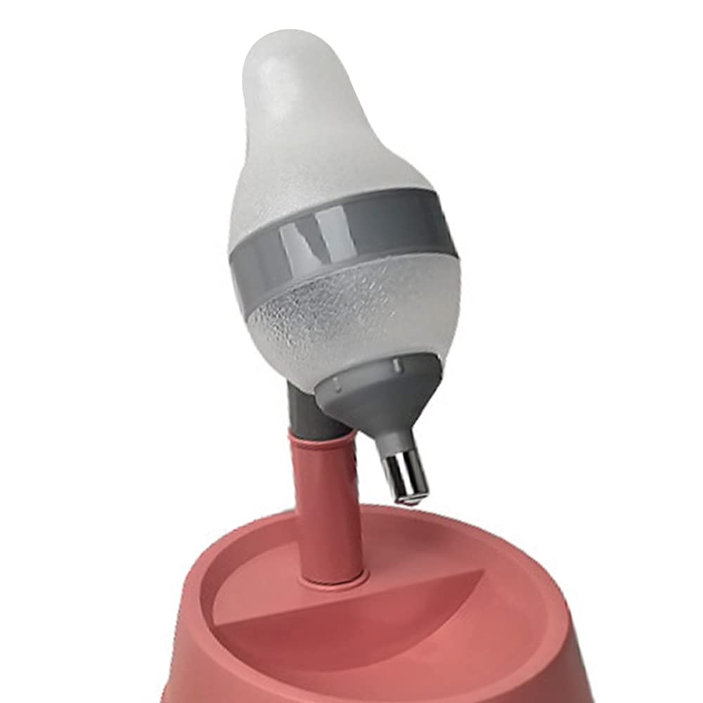 Nacoco Pet Standing Water Dispenser Cat Dog Standing Bowl With Detachable Pole Automatically Feeding Water Height Adjustable(Gre