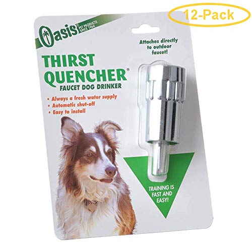 Oasis Thirst Quencher - Heavy Duty Dog Waterer Dog Waterer - Pack Of 12