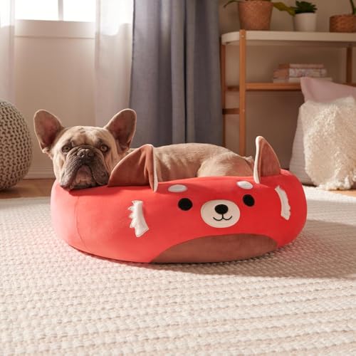 Squishmallows Original 20-Inch Cici The Red Panda Pet Bed - Small-Sized Ultrasoft Official Plush Pet Bed For Dogs And Cats