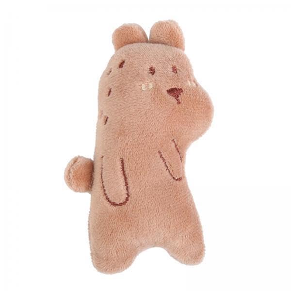 Ujeavette 3Xcat Kitten Toothbrush Catnip Molar Stick Teeth Cleaner Toy Bear