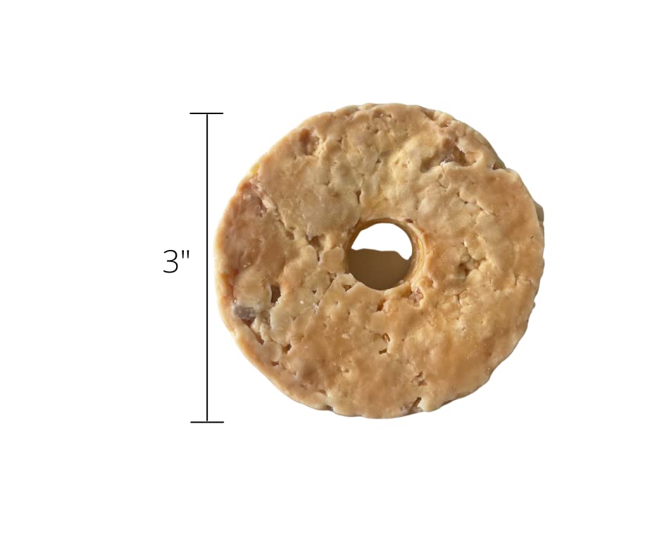 DOG-OS CHEESY CHOMPERS, Bacon, All-Natural, Made in The USA, Grain Free, Gluten Free, Real Cheese Treats for Medium & Large Dog