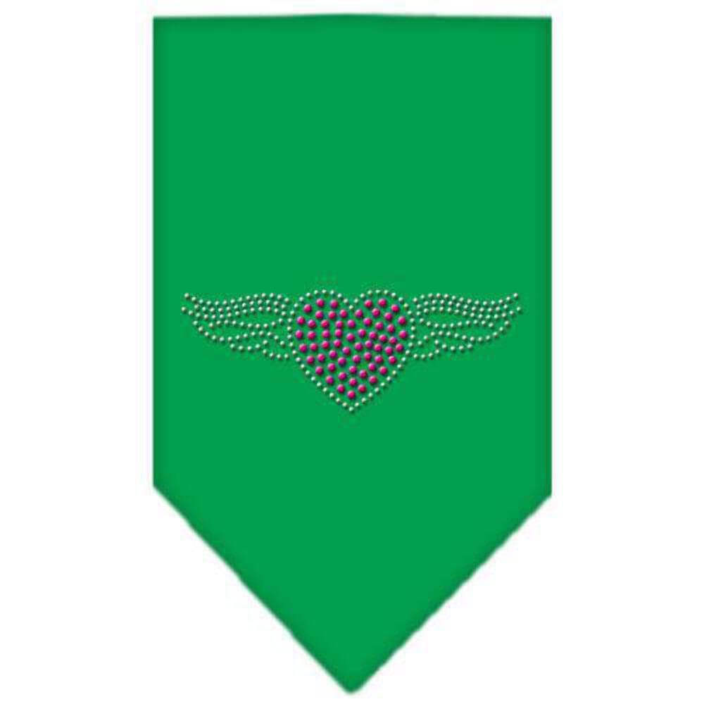 Mirage Pet Products Aviator Rhinestone Bandana, Small, White