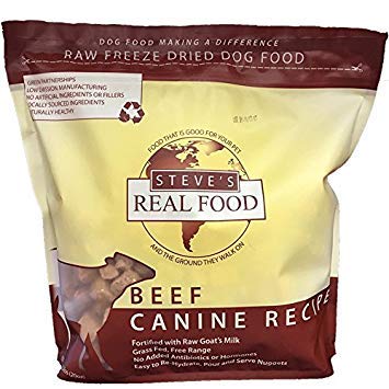 Steve'S Real Food Freeze-Dried Raw Nuggets 1.25# (Beef)