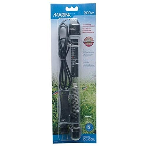 Hydrofarm Fluval Marina Submersible Heater For Aquarium, 50-Watt