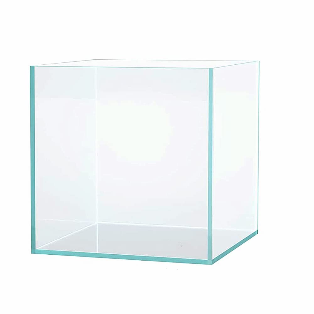 AWXZOM Small Nano Tall Rimless Tank, Glass Fish Tank, Betta Tank (2 Gallon 7.8x7.8x7.8inch/20x20x20cm)