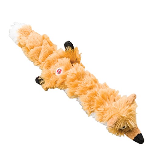 Spot Ethical Pets Fox Mini Skinneeez Extreme Stuffingless Quilted Dog Toy, 14'', Multicolor (54216)