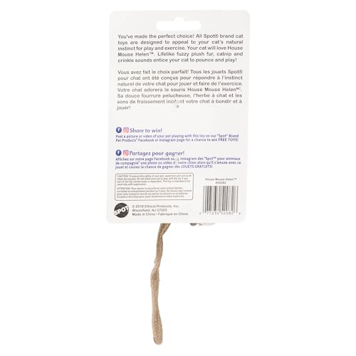 Spot Ethical Pets 52082 House Mouse Helen Catnip Toys