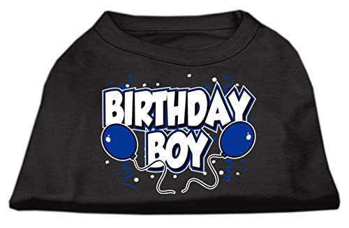 Mirage Pet Products 14-Inch Birthday Boy Screen Print Shirts, Large, Blue