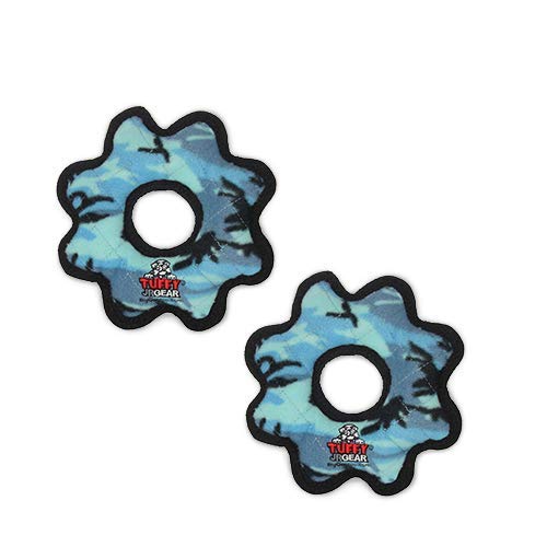 TUFFY- World s Tuffest Soft Dog Toy- Ultimate Gear Ring-Squeakers-Multiple Layers.Made Durable,Strong & Tough.Interactive Play(