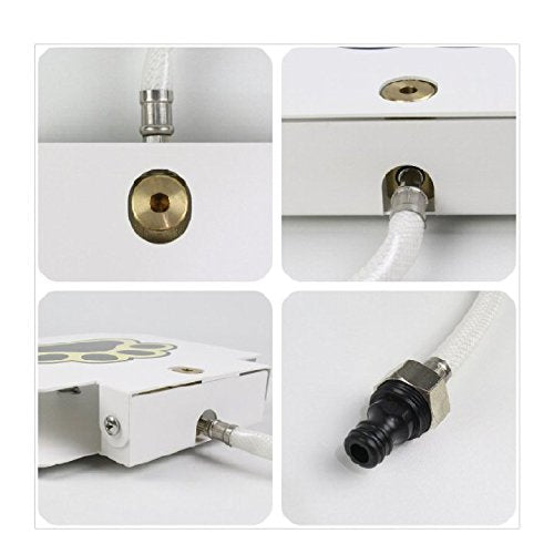 Pet Laugh Updated Version Dog Water Fountain Automatic Dog Waterer Step-On Outdoor Fresh Cold Drinking Water For Dogs, Updated V