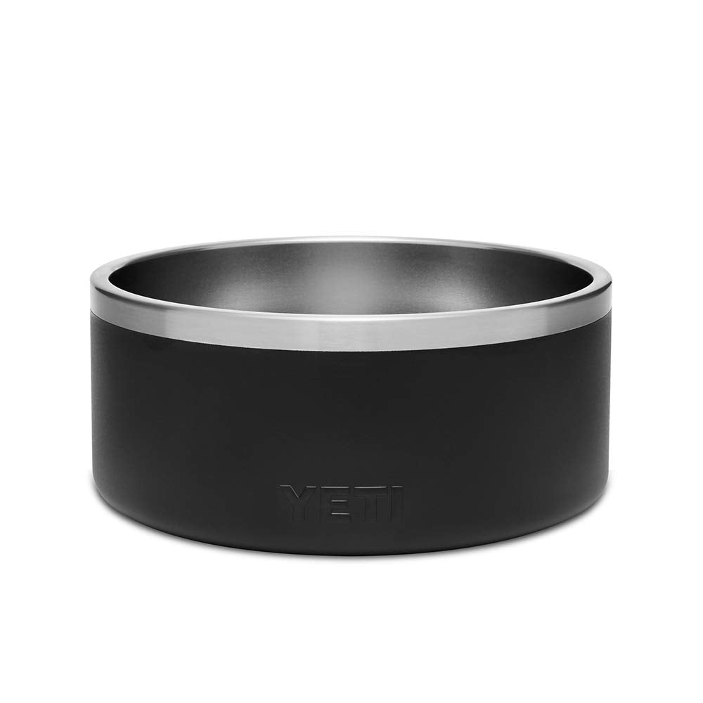 YETI Boomer 8, Stainless Steel, Non-Slip Dog Bowl, Holds 64 Ounces, Black