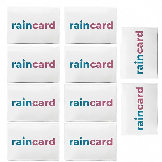 Unisex Disposable Rain Card PonchoUltraCompact Waterproof Raincoat With Hood Emergency Travel Rainwear For Men&Women PocketSi